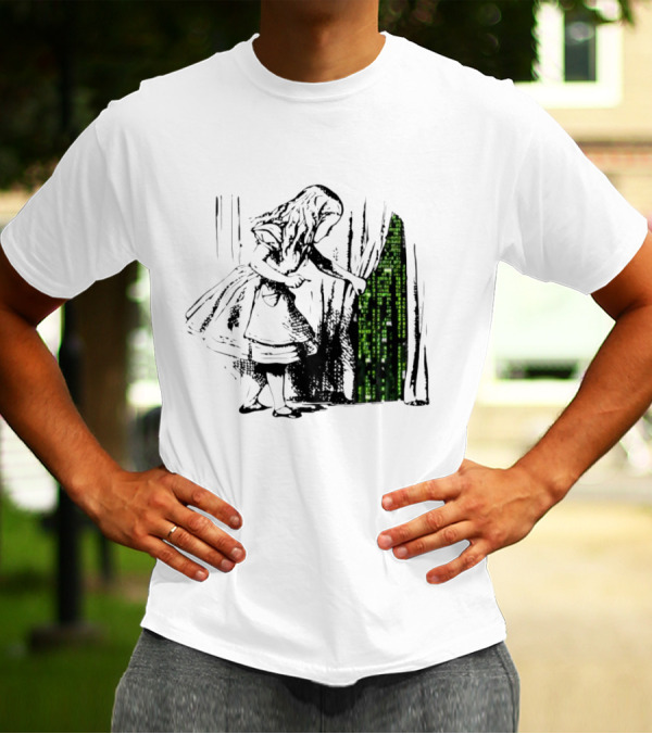 Alice Enters The Matrix New World T-Shirt