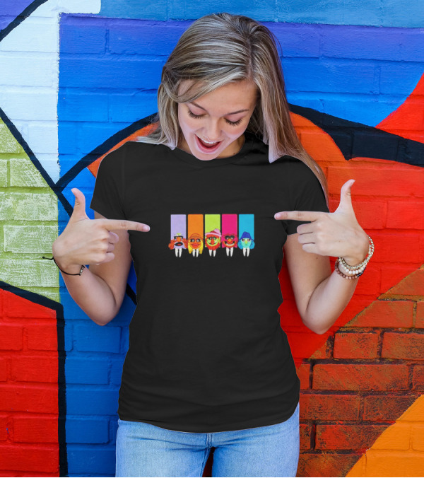 Dr. Teeth And The Electric Mayhem Colorful Characters T-Shirt