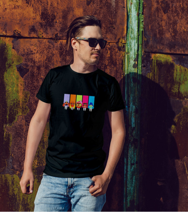 Dr. Teeth And The Electric Mayhem Colorful Characters T-Shirt