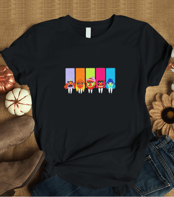 Dr. Teeth And The Electric Mayhem Colorful Characters T-Shirt