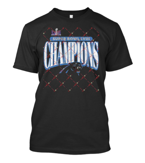 Super Bowl LVIII Champions Carolina Panthers T-Shirt