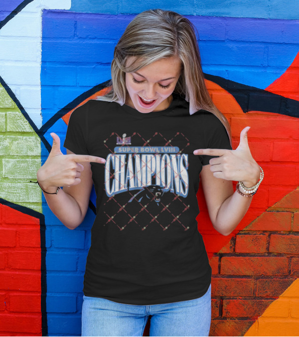 Super Bowl LVIII Champions Carolina Panthers T-Shirt