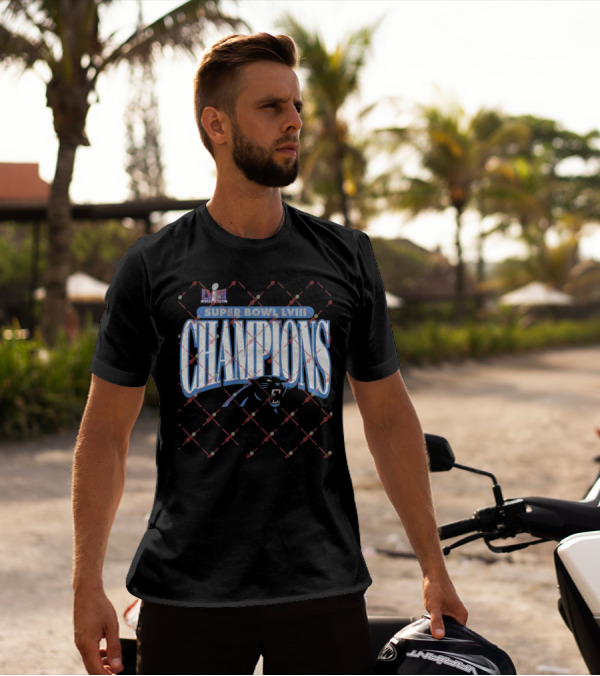 Super Bowl LVIII Champions Carolina Panthers T-Shirt