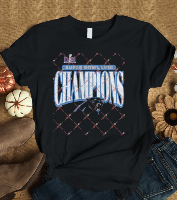 Super Bowl LVIII Champions Carolina Panthers T-Shirt