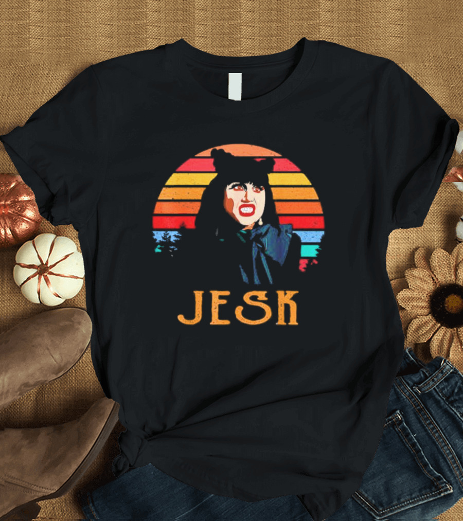 Nadja Natasia Demetriou Jesk What We Do In The Shadows Vintage Retro Stripes T-Shirt