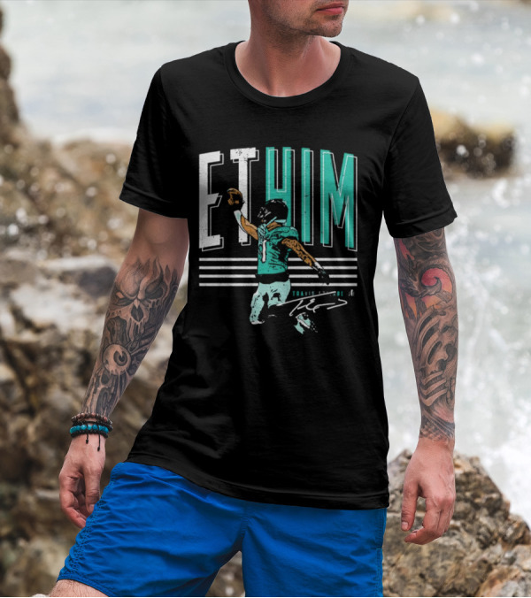 ET Him Travis Etienne Jacksonville Signature T-Shirt