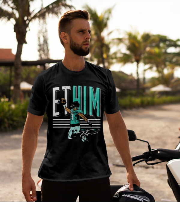 ET Him Travis Etienne Jacksonville Signature T-Shirt