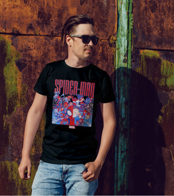 Marvel Spider-Man Cartoon Group Adventure T-Shirt
