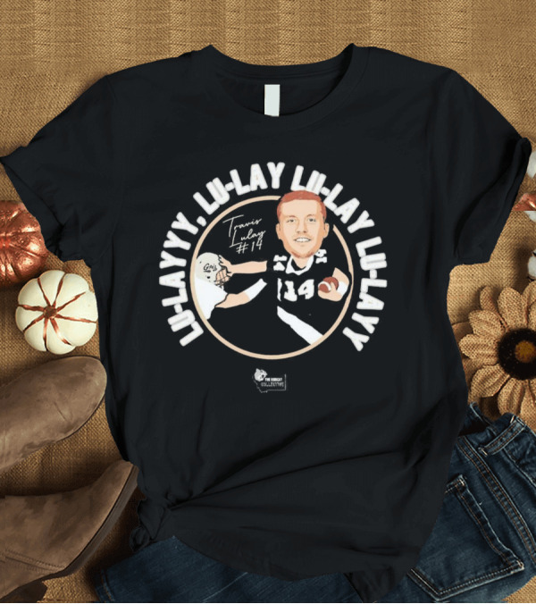 Travis Lulay Lu-Layyy Griz #14 Caricature Signature Lu-Lay Lu-Layyy Griz Fan Club Collection T-Shirt