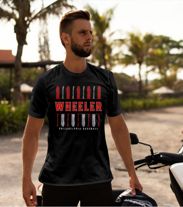 Wheeler Philadelphia Baseball MLBPA Bat T-Shirt