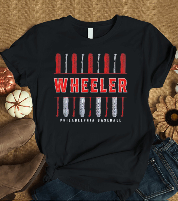 Wheeler Philadelphia Baseball MLBPA Bat T-Shirt