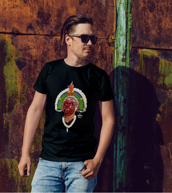 Alec Poatan Native Warrior Headdress T-Shirt