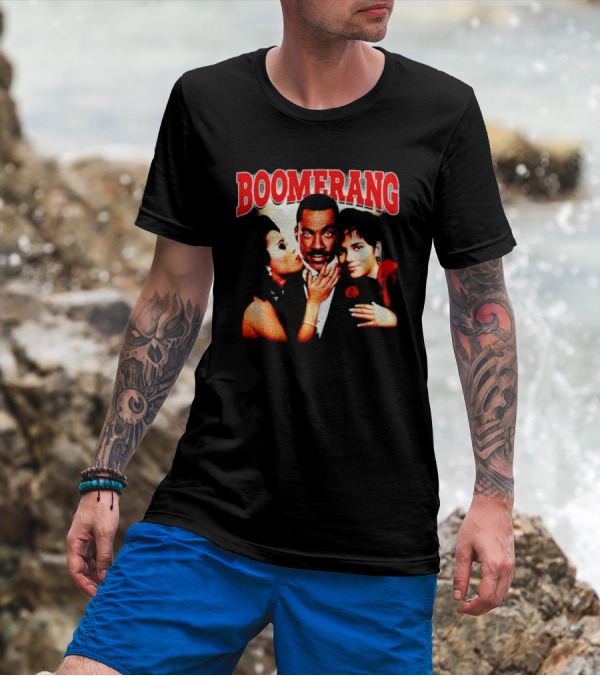 Boomerang Movie Vintage 90s Classic Comedy Trio T-Shirt