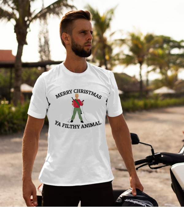 Merry Christmas Ya Filthy Animal Kevin McCallister Home Alone T-Shirt