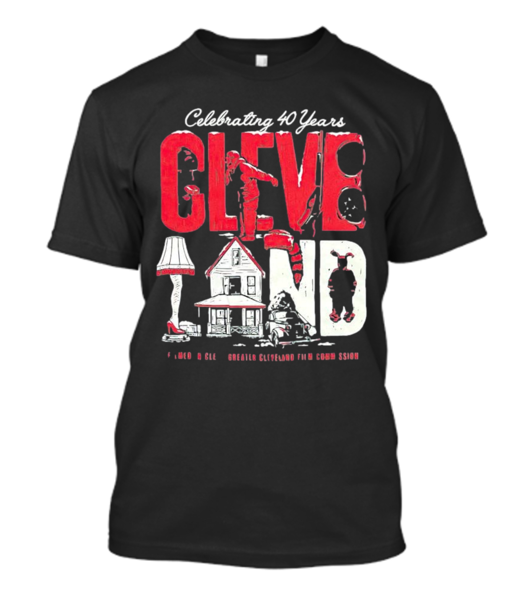 Celebrating 40 Years Cleveland Greater Cleveland Film Commission T-Shirt