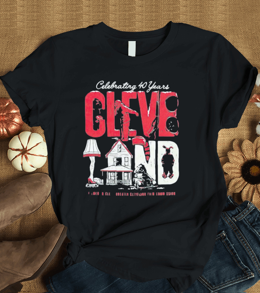 Celebrating 40 Years Cleveland Greater Cleveland Film Commission T-Shirt