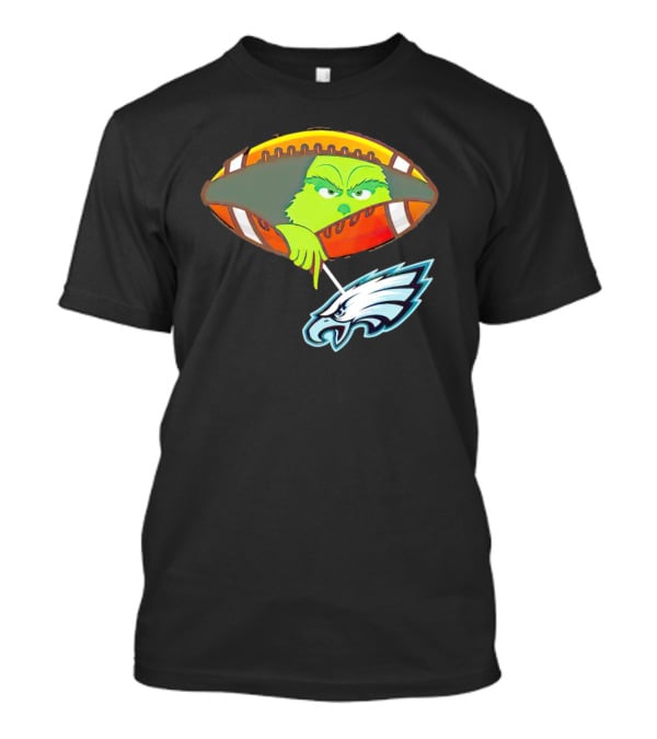 Grinch Ew Philadelphia Eagles Football T-Shirt