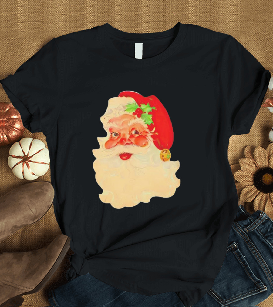 Santa Claus Vintage 1960s Christmas Nostalgia T-Shirt