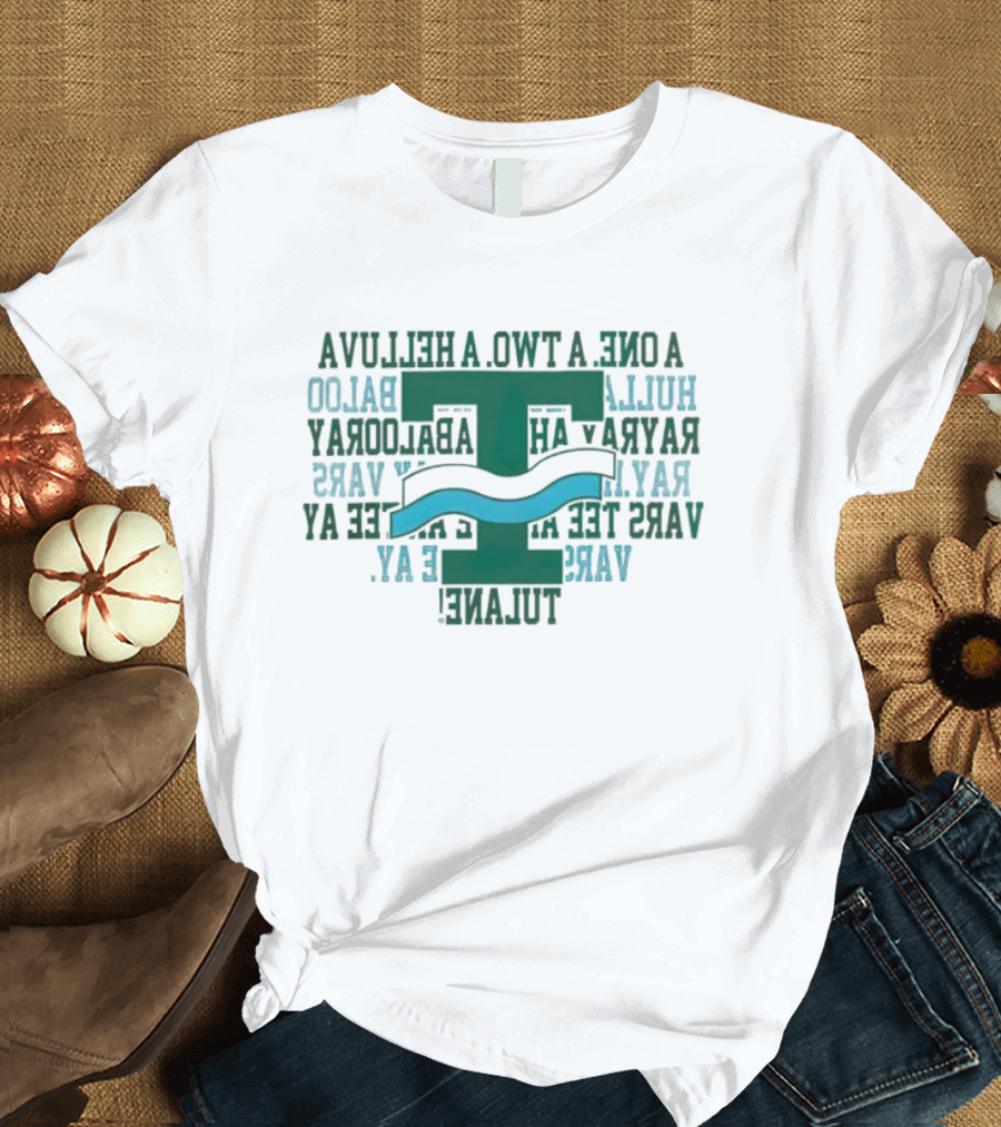 Tulane Green Wave Hullabaloo Homecoming Rally Varsity T-Shirt