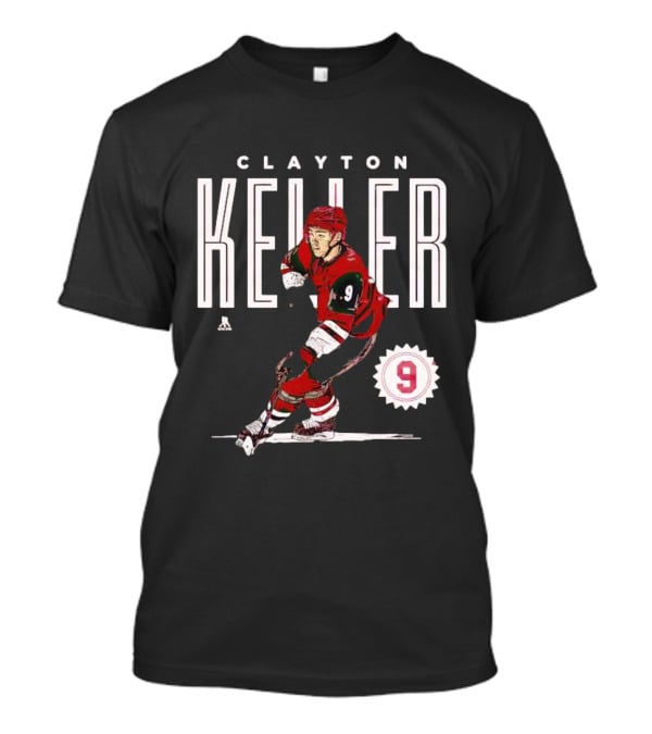 CLAYTON KELLER ARIZONA NUMBER 9 HOCKEY PLAYER T-Shirt