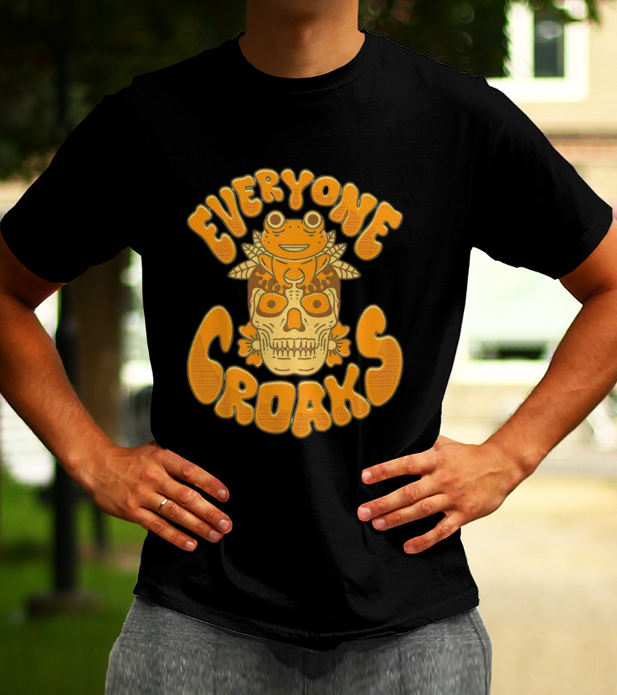 Everyone Croaks Sugar Skull Frog T-Shirt