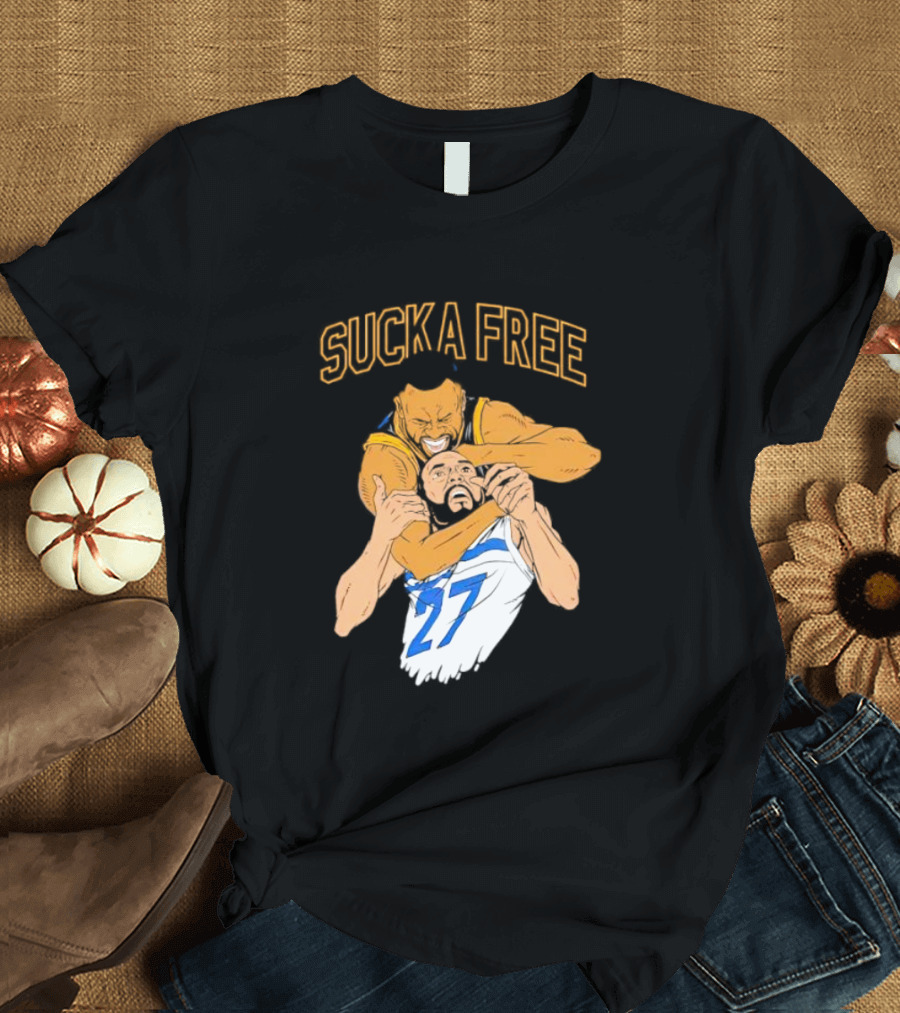 SUCKA FREE Dray Physical Play Basketball Meme T-Shirt