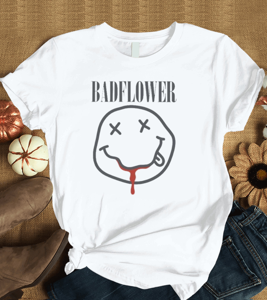 Badflower Smile Dripping Face T-Shirt