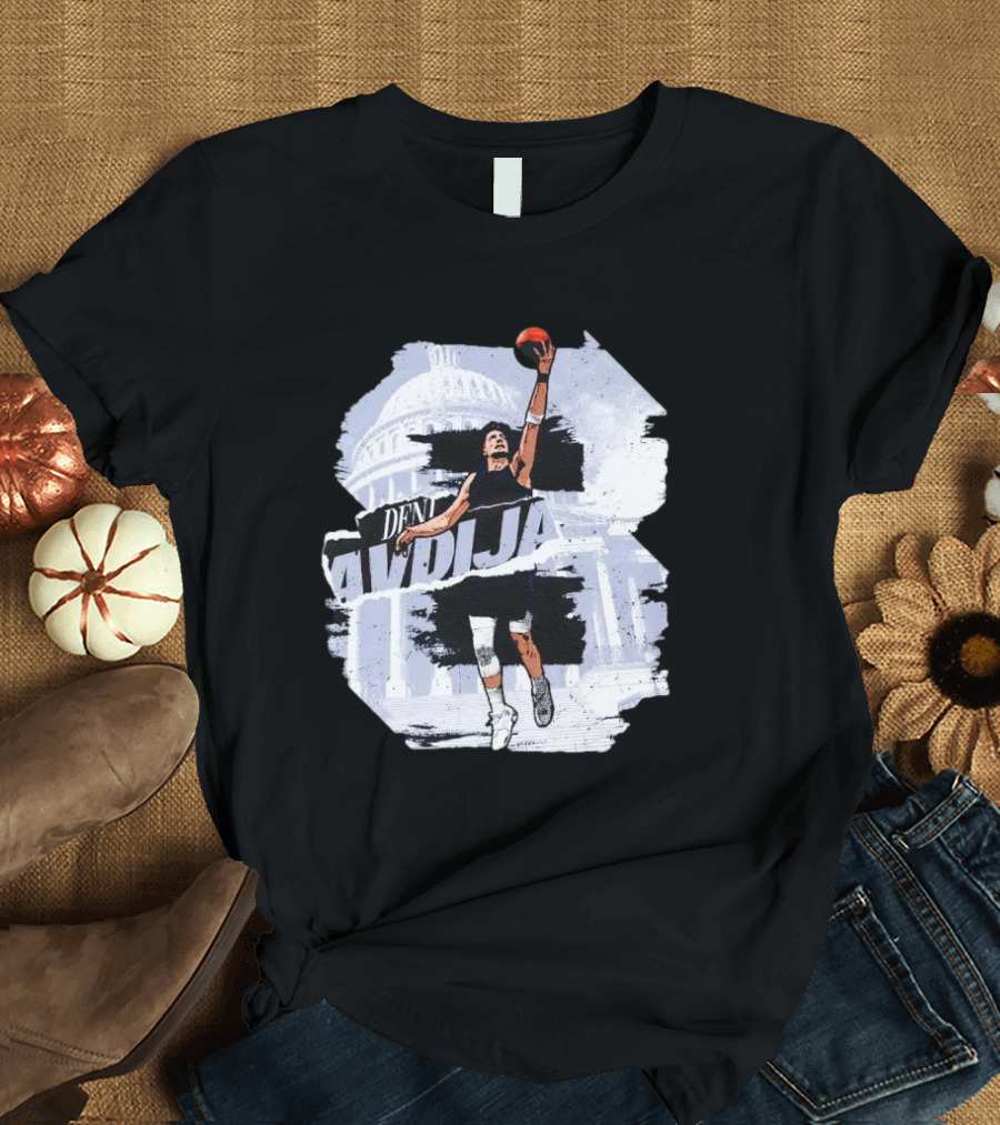 Deni Avdija Basketball Washington Capitol T-Shirt