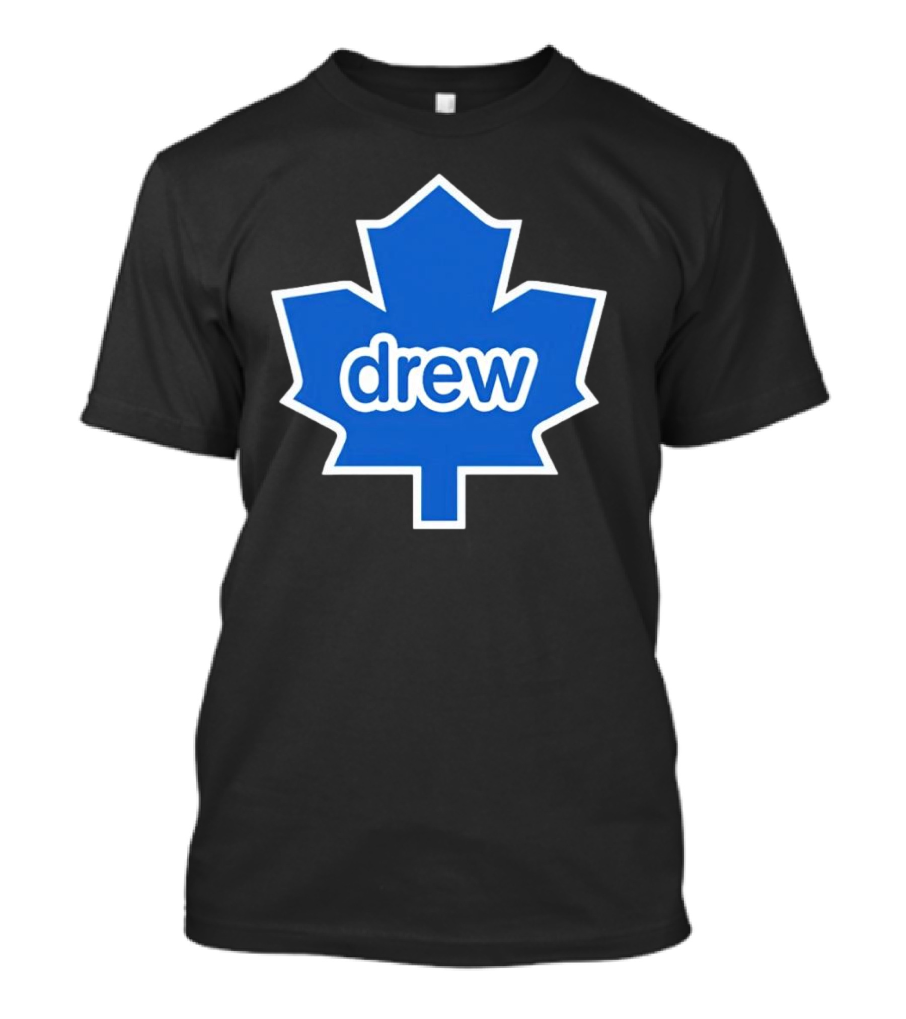 Toronto Maple Leaf Drew Logo Blue Leaf T-Shirt