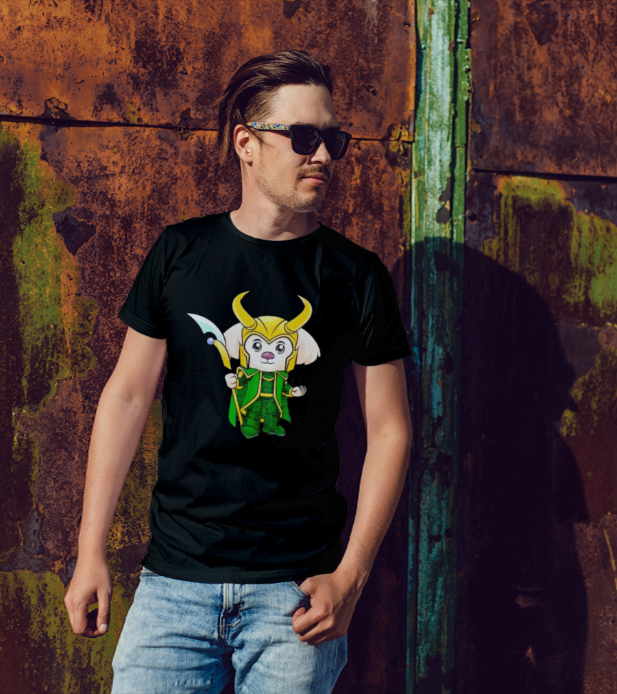 Trickster God Doug Loki Dog Version T-Shirt