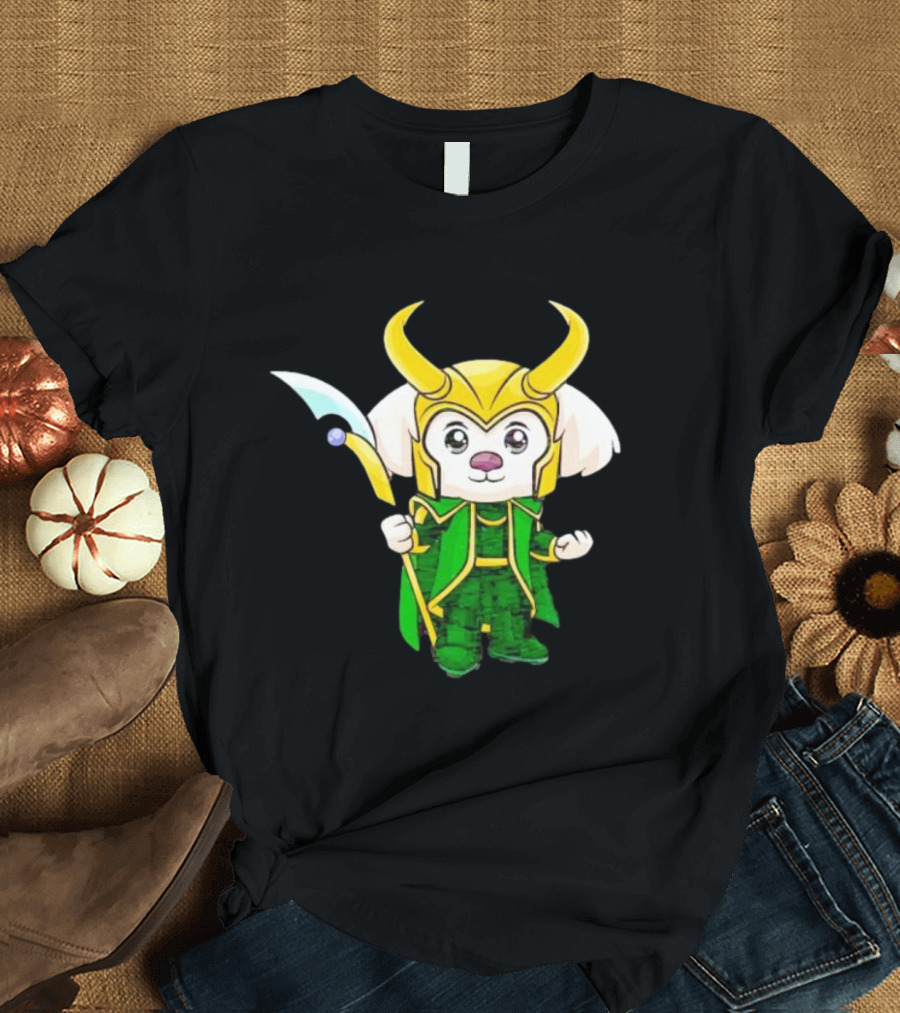 Trickster God Doug Loki Dog Version T-Shirt