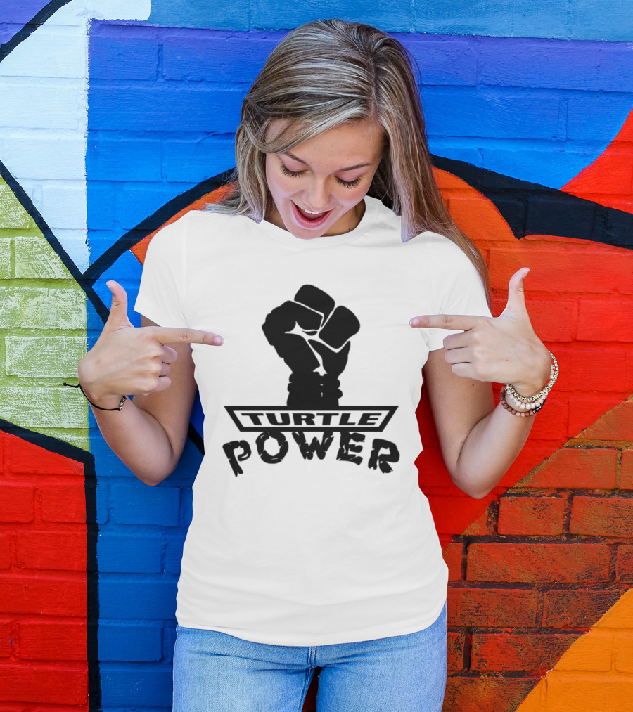 Turtle Power Fist Revolution Bold Iconic T-Shirt