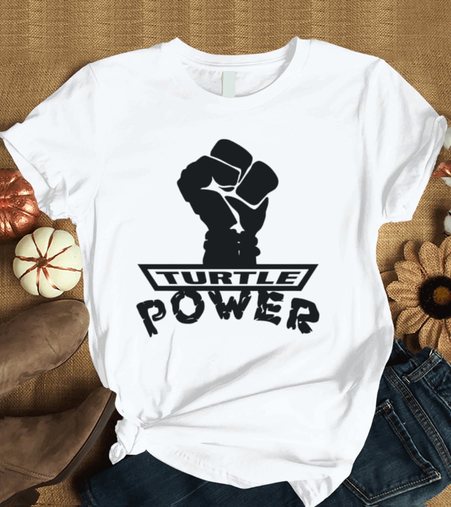 Turtle Power Fist Revolution Bold Iconic T-Shirt