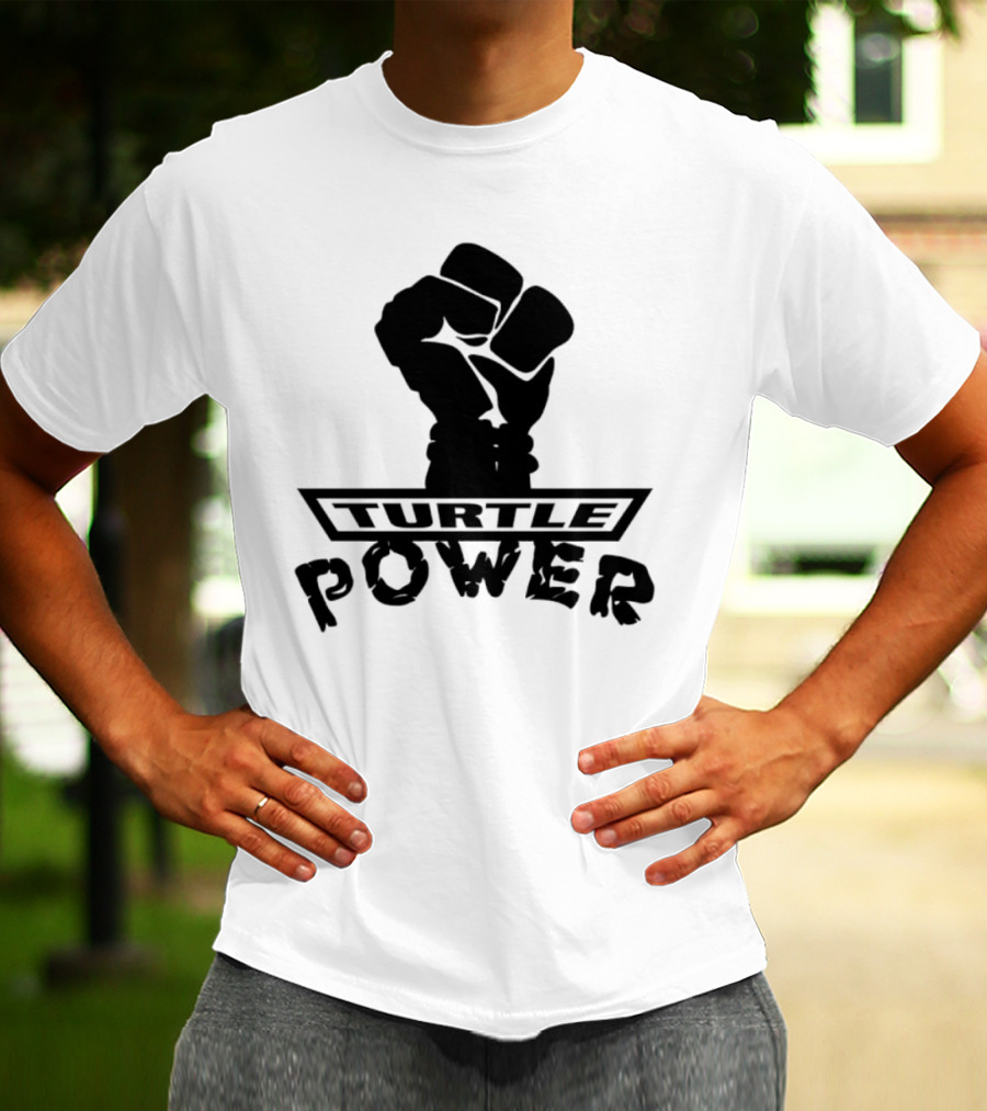 Turtle Power Fist Revolution Bold Iconic T-Shirt