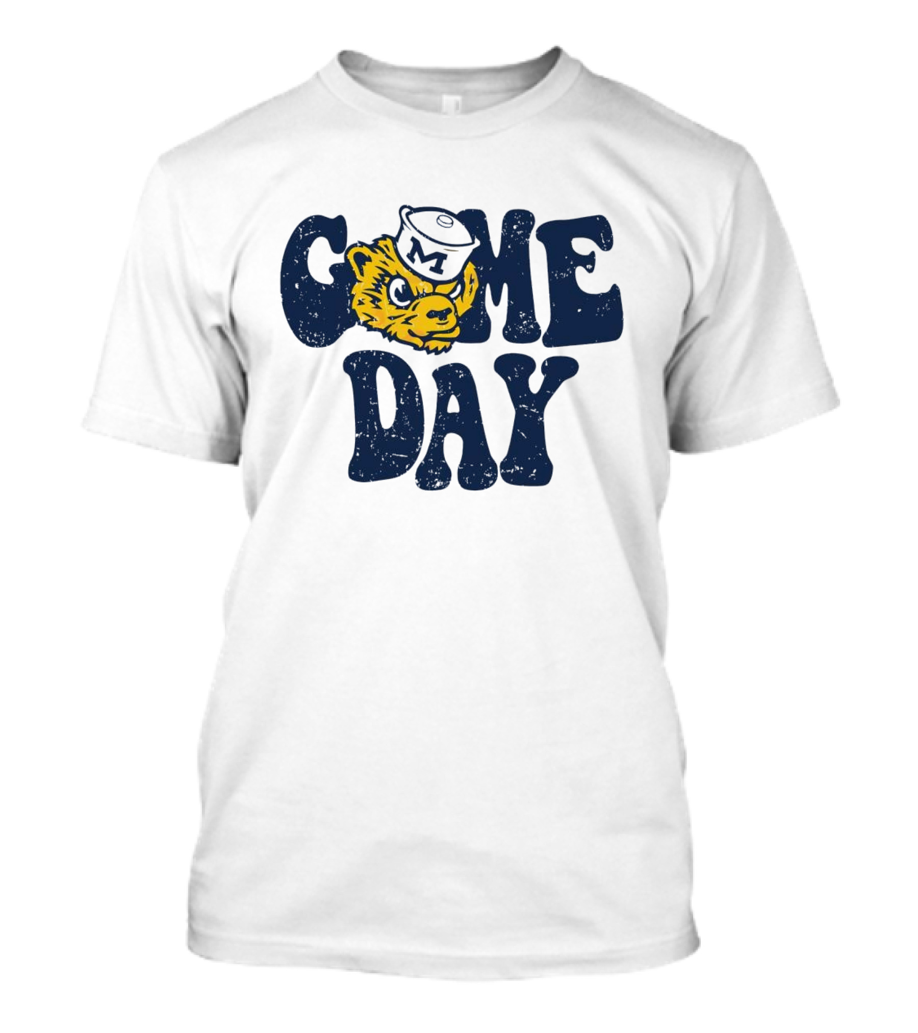University Of Michigan Game Day Vintage Wolverine T-Shirt