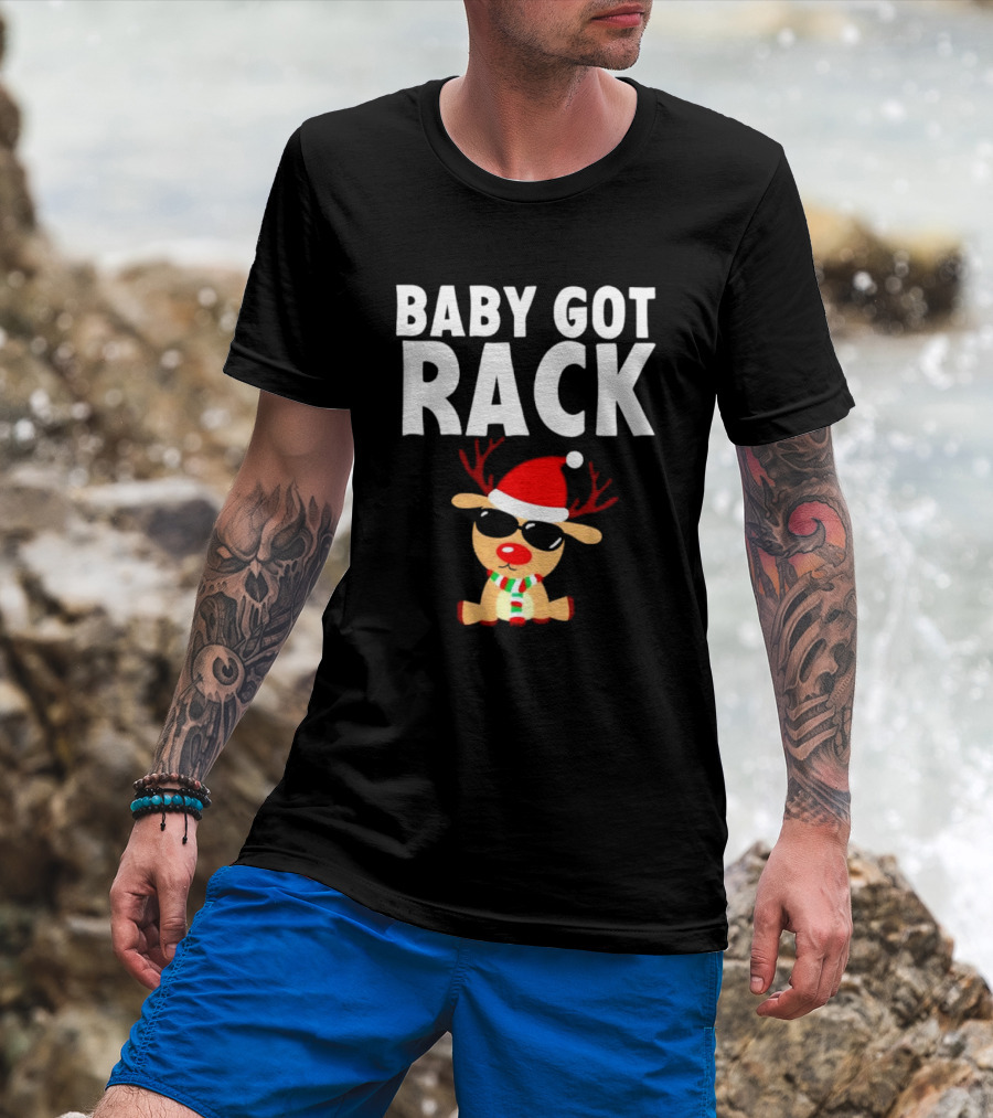Baby Got Rack Reindeer Christmas T-Shirt