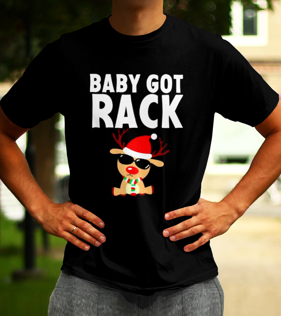 Baby Got Rack Reindeer Christmas T-Shirt