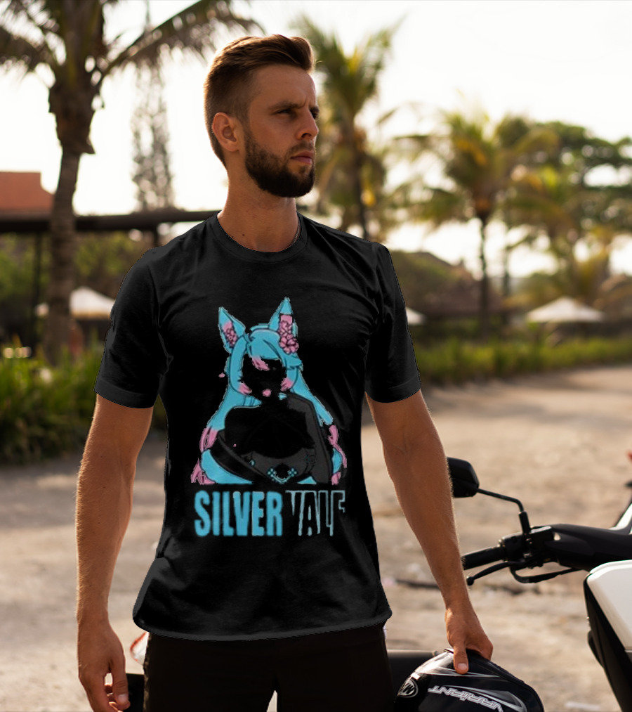 Silvervale Pastel Pop Anime Cat Ear Character T-Shirt