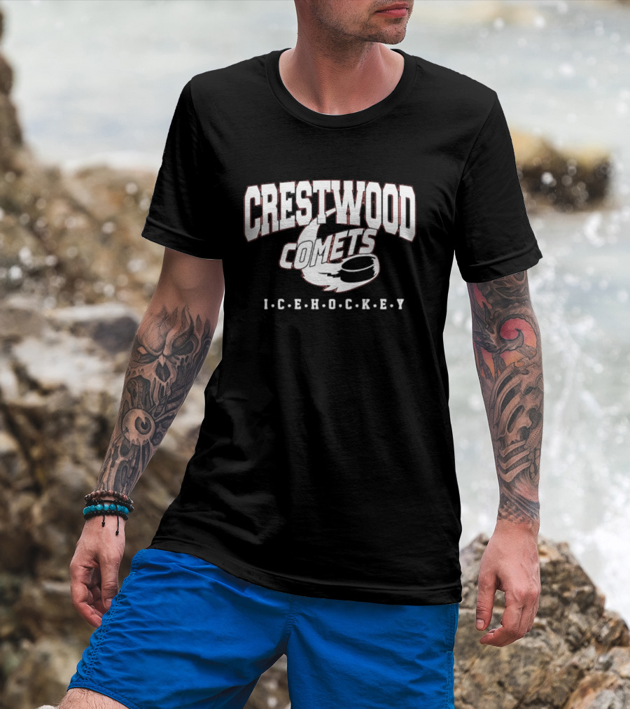CRESTWOOD COMETS ICE HOCKEY T-Shirt