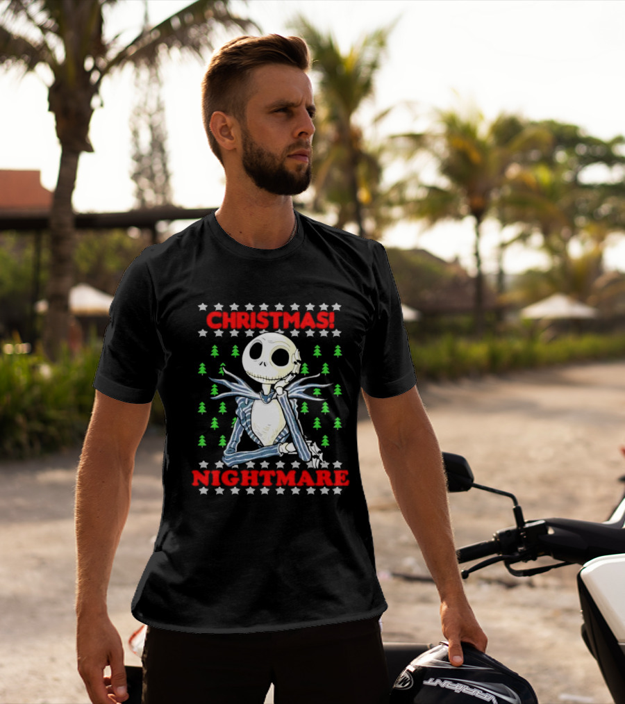 Jack Skellington Christmas Nightmare Ugly T-Shirt