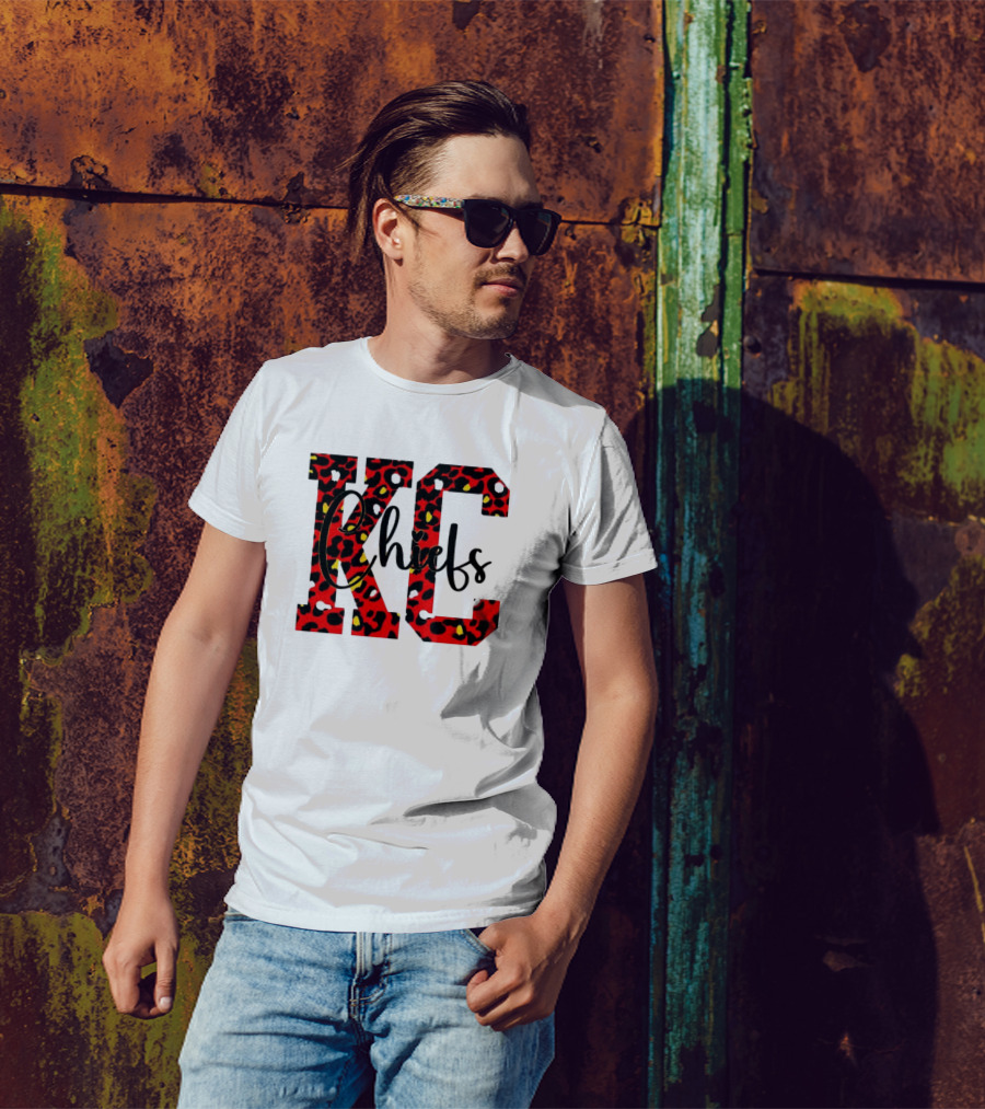 KC Chiefs Leopard Print T-Shirt