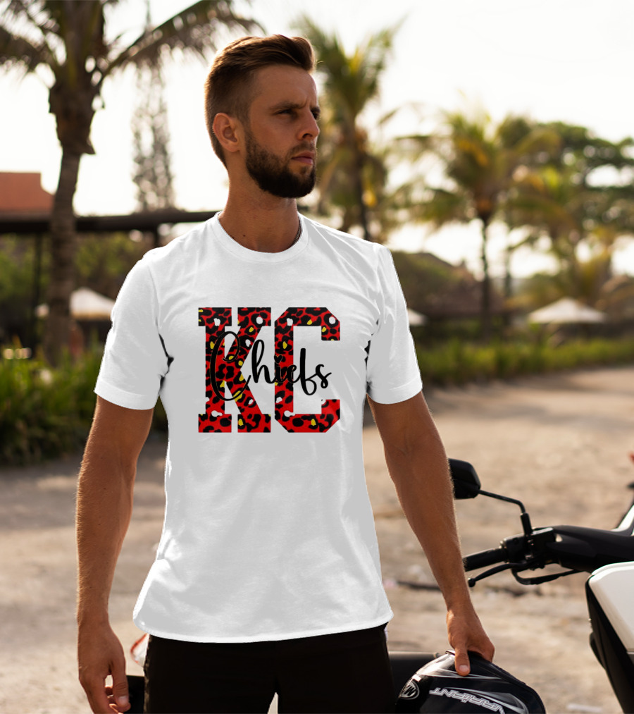 KC Chiefs Leopard Print T-Shirt