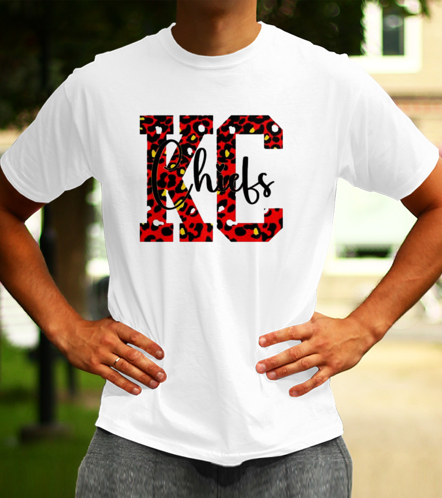 KC Chiefs Leopard Print T-Shirt