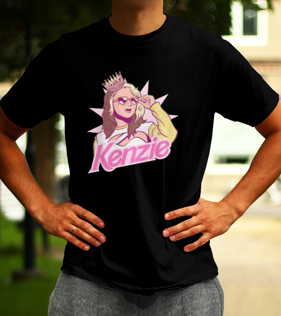 Kenzie Paige Pink Queen Icon With Crown And Sunglasses T-Shirt