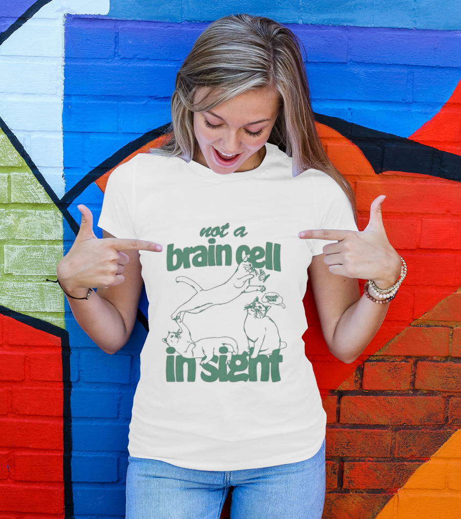 Not A Brain Cell In Sight Snoot Boopers Cats T-Shirt
