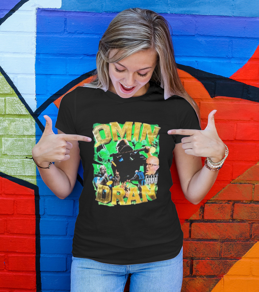 OMIN DRAN Arcade Vintage Parental Advisory T-Shirt