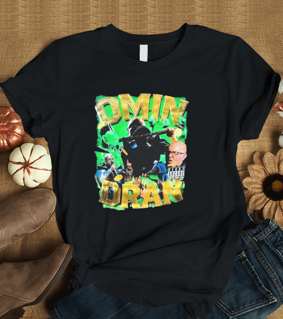 OMIN DRAN Arcade Vintage Parental Advisory T-Shirt
