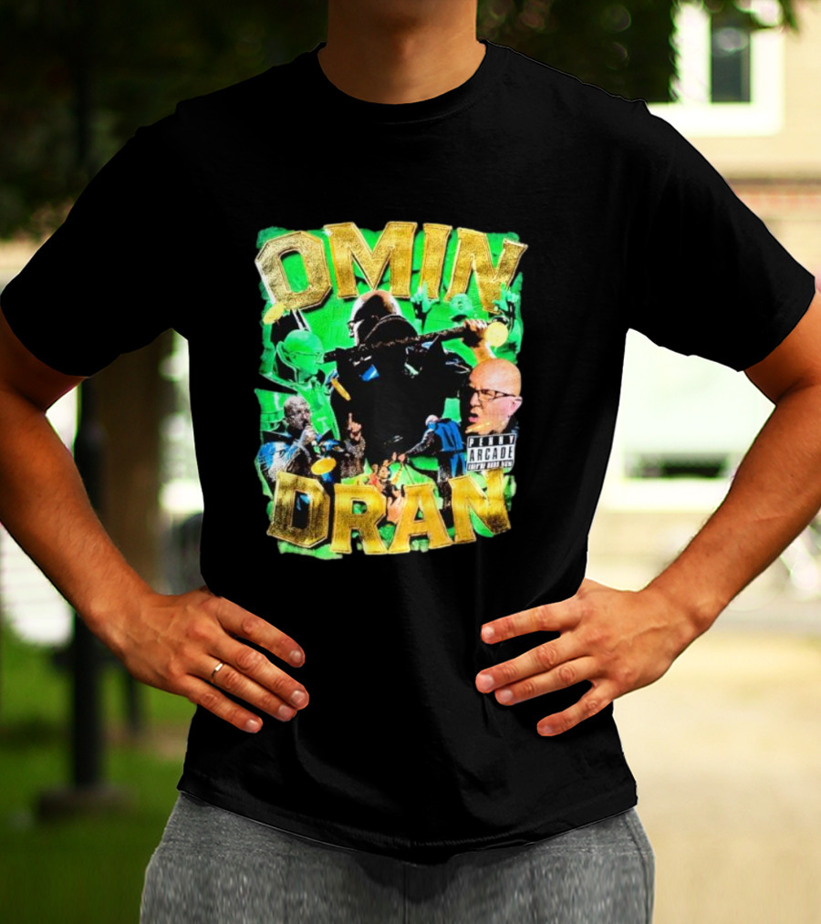 OMIN DRAN Arcade Vintage Parental Advisory T-Shirt