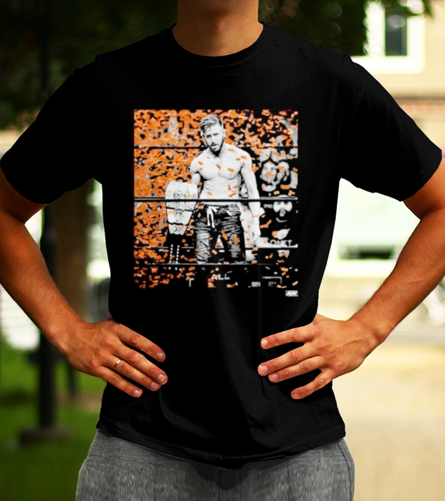 Orange Cassidy AEW Champion Confetti T-Shirt