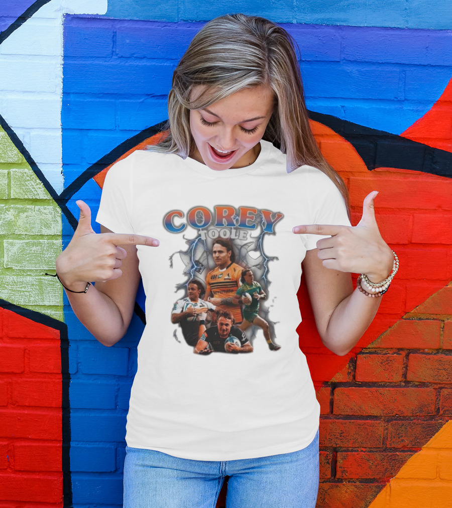 Corey Toole Rugby Lightning Vintage T-Shirt